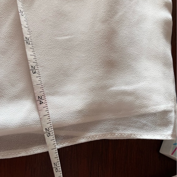 Calvin Klein NEW M white long sleeve blouse - Picture 8 of 10